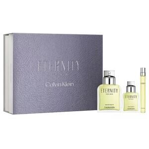 Calvin Klein Men's Eternity Eau De Toilette 3 Piece Gift Set